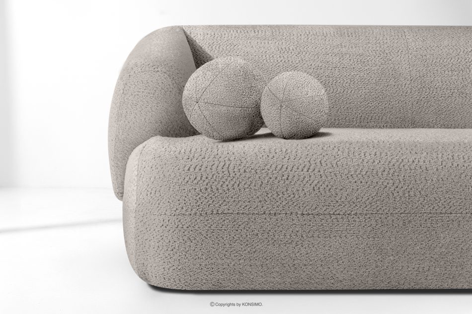 VIRA Sofa für das Wohnzimmer Chenille-Stoff kühles Braun kühles Braun - Foto 5