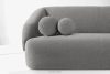 VIRA Sofa Japandi Bouclé-Stoff grau grau - Foto 6