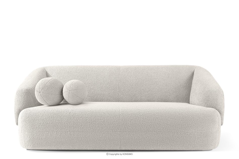VIRA Sofa Japandi Bouclé-Stoff weiß weiß - Foto 0