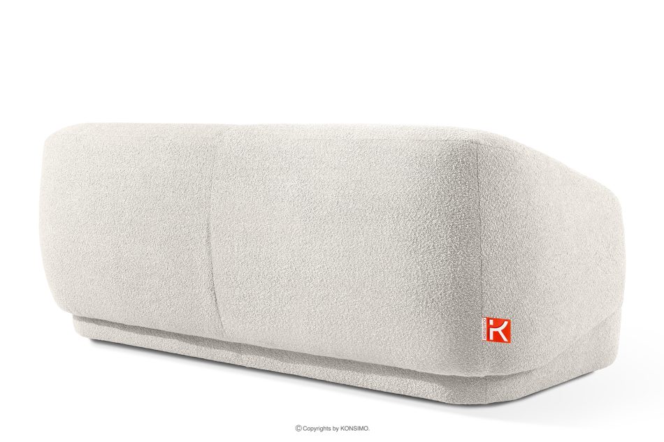 VIRA Sofa Japandi Bouclé-Stoff weiß weiß - Foto 3