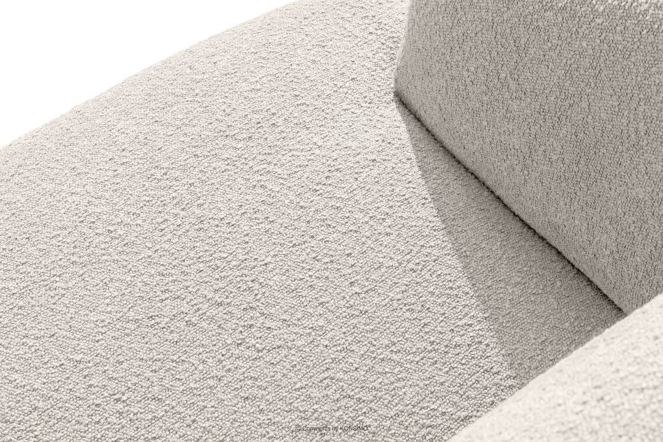 VIRA Sofa Japandi Bouclé-Stoff weiß weiß - Foto 4