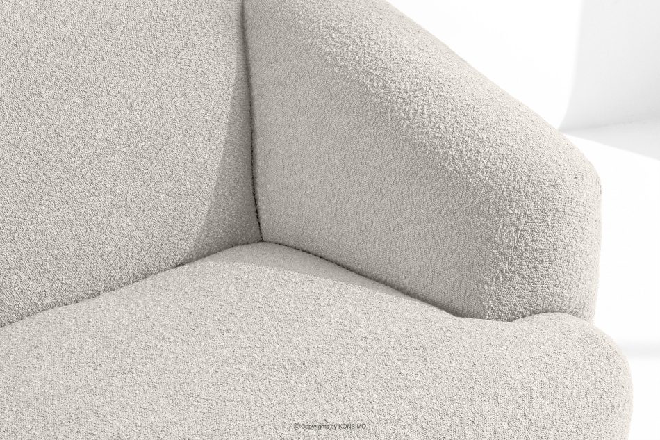 VIRA Sofa Japandi Bouclé-Stoff weiß weiß - Foto 7