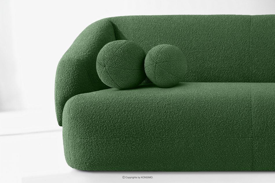 VIRA Boucle-Sofa im Japandi-Stil grün grün - Foto 5