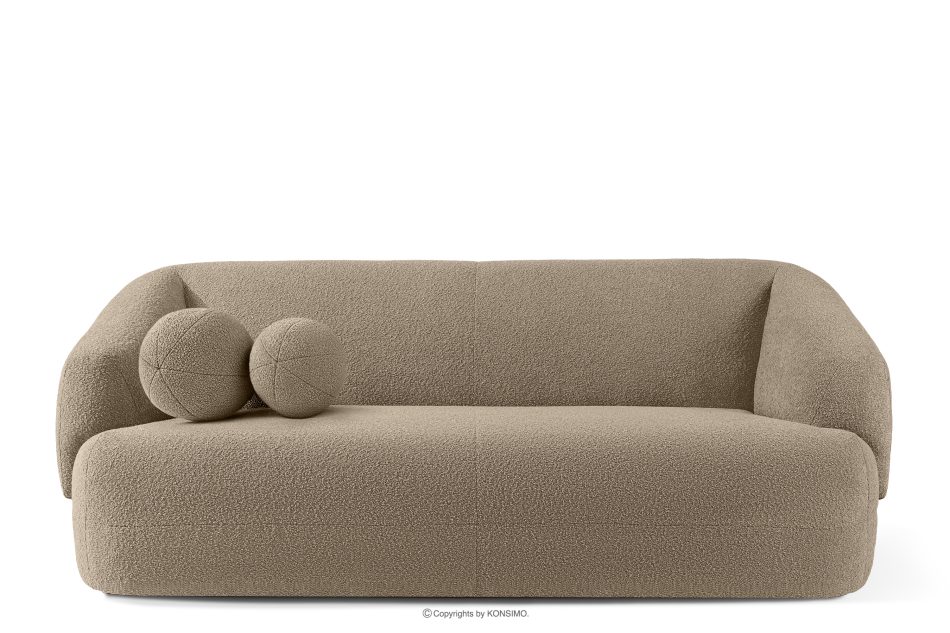 VIRA Sofa Japandi Bouclé-Stoff beige beige - Foto 0