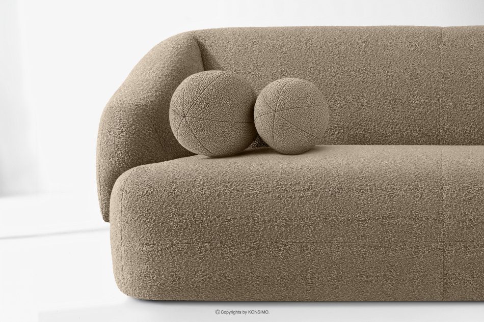 VIRA Sofa Japandi Bouclé-Stoff beige beige - Foto 5