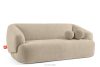 VIRA Sofa Japandi Bouclé-Stoff hellbeige hellbeige - Foto 3