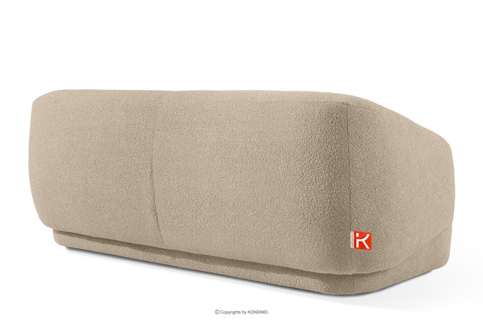 VIRA Sofa Japandi Bouclé-Stoff hellbeige hellbeige - Foto 3