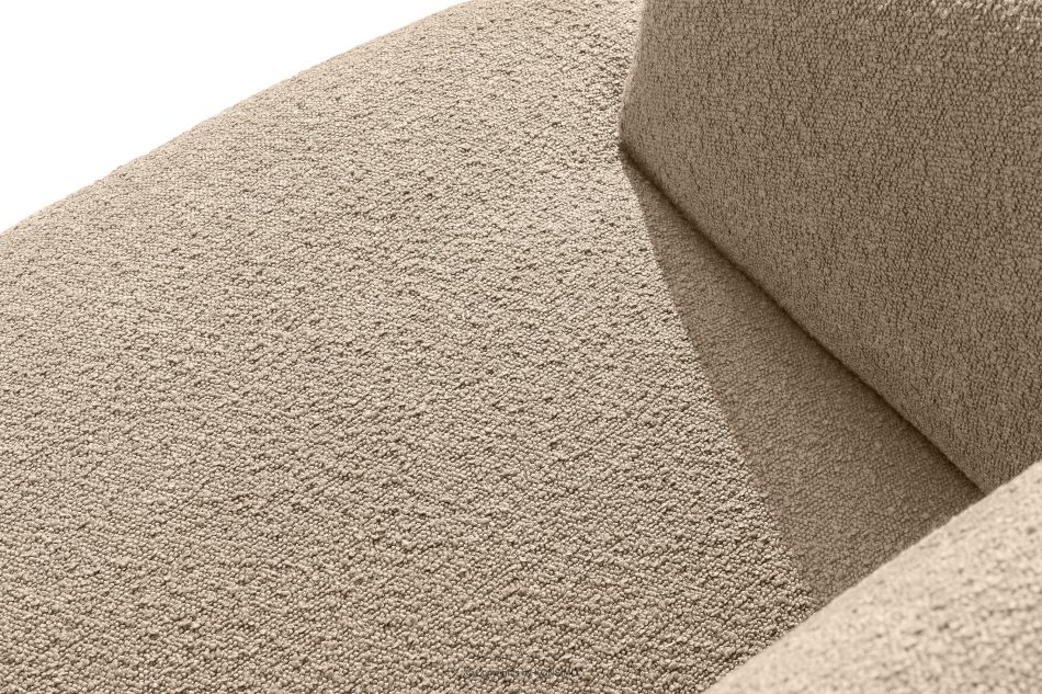 VIRA Sofa Japandi Bouclé-Stoff hellbeige hellbeige - Foto 4