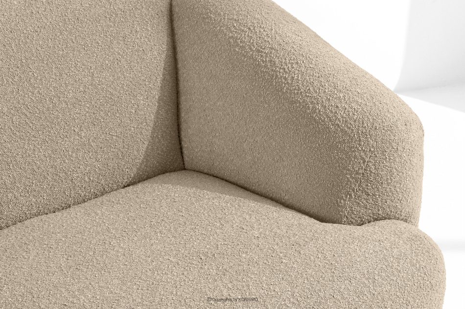 VIRA Sofa Japandi Bouclé-Stoff hellbeige hellbeige - Foto 7
