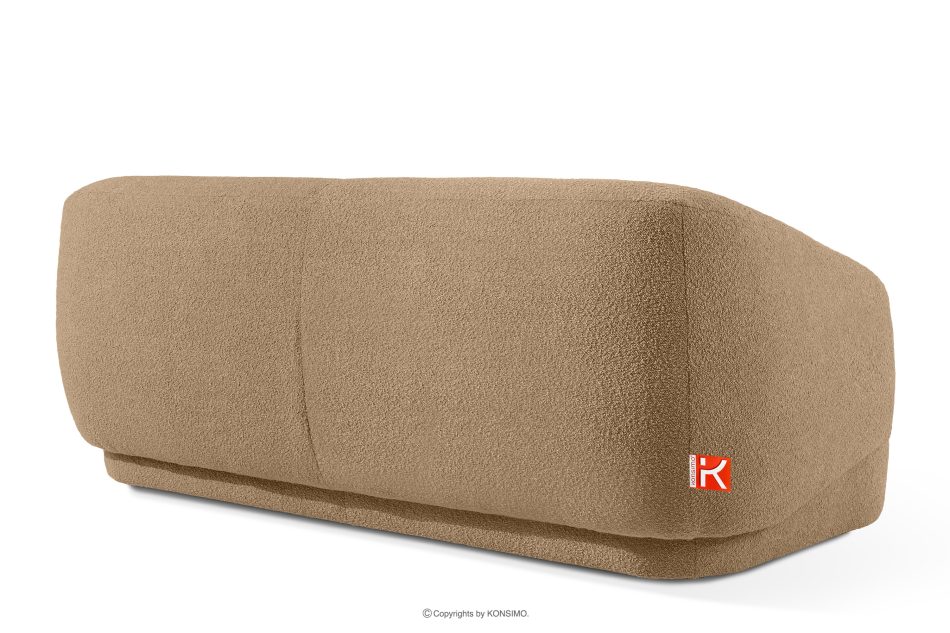 VIRA Boucle-Sofa im Japandi-Stil dunkelbeige dunkelbeige - Foto 3