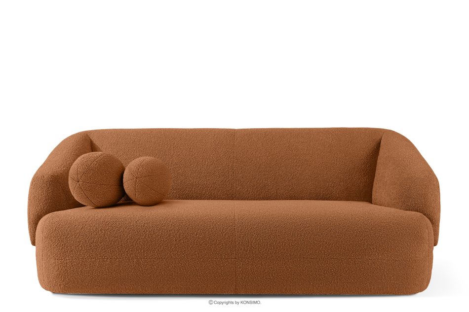 VIRA Boucle-Sofa im Japandi-Stil rot rot - Foto 0