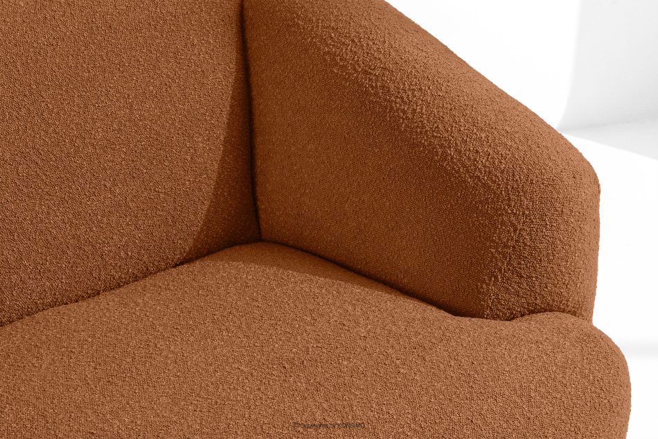 VIRA Boucle-Sofa im Japandi-Stil rot rot - Foto 7