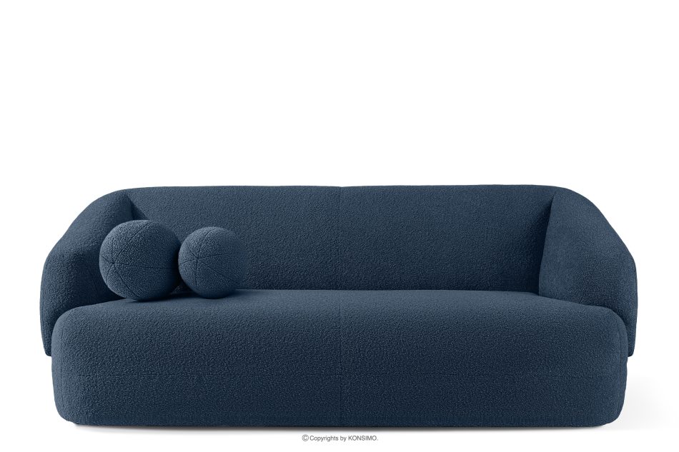 VIRA Boucle-Sofa im Japandi-Stil marineblau marineblau - Foto 0