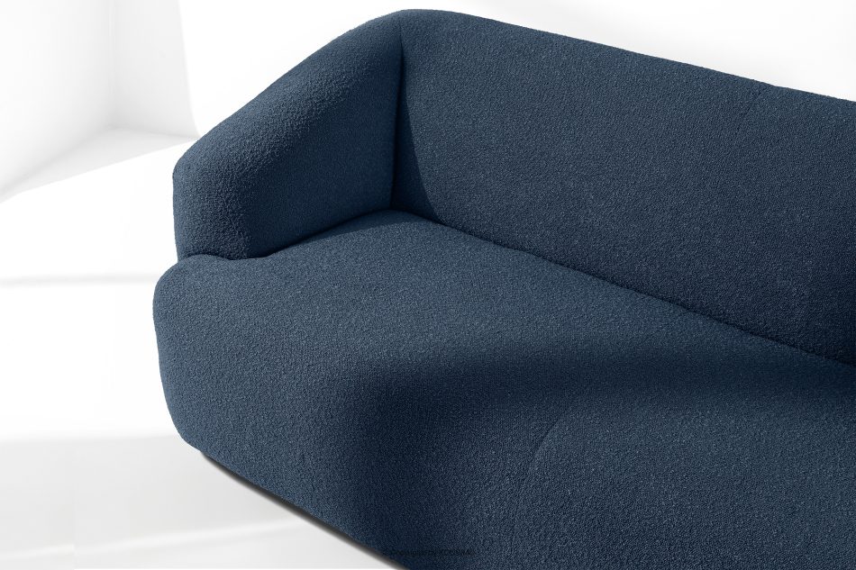 VIRA Boucle-Sofa im Japandi-Stil marineblau marineblau - Foto 6