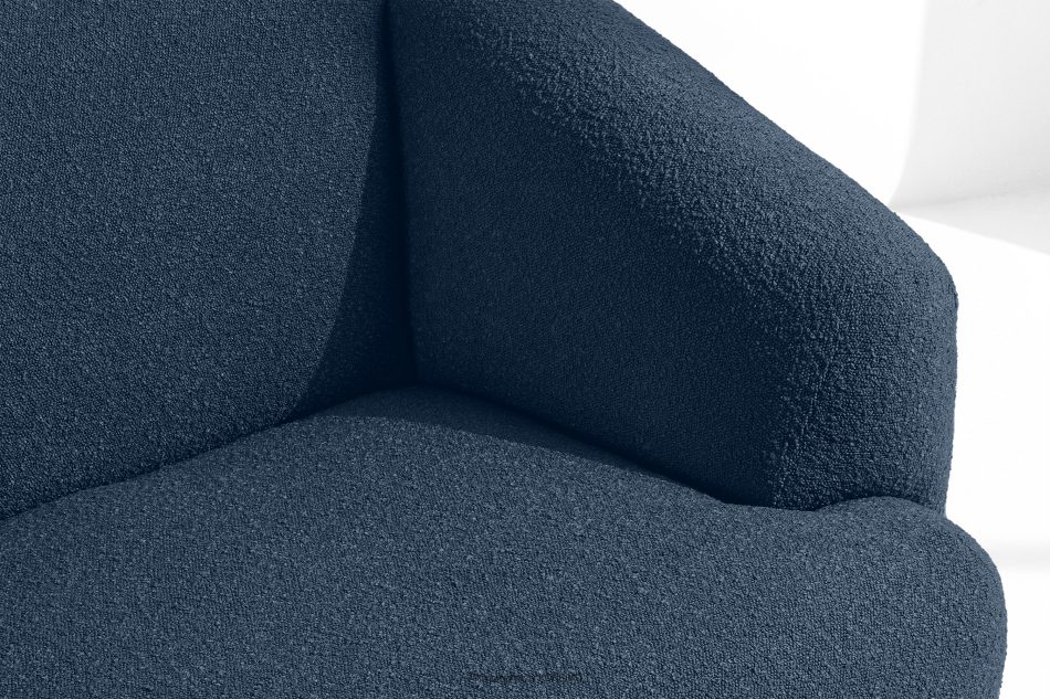 VIRA Boucle-Sofa im Japandi-Stil marineblau marineblau - Foto 7