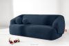 VIRA Boucle-Sofa im Japandi-Stil marineblau marineblau - Foto 2
