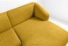 VIRA Ecksofa für das Wohnzimmer Chenille-Stoff rechts gelb gelb - Foto 7