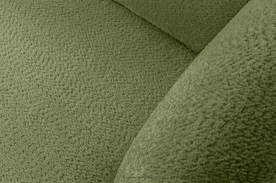 VIRA Ecksofa für das Wohnzimmer Chenille-Stoff rechts oliv oliv - Foto 4