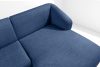 VIRA Ecksofa für das Wohnzimmer Chenille-Stoff rechts blau blau - Foto 7
