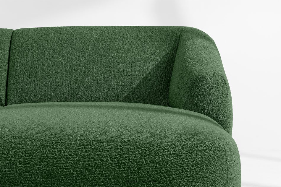 VIRA Ecksofa Boucle im Japandi-Stil rechts grün grün - Foto 5