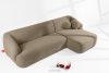 VIRA Ecksofa Japandi Bouclé-Stoff rechts beige beige - Foto 2