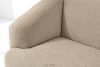 VIRA Ecksofa Japandi Bouclé-Stoff rechts hellbeige hellbeige - Foto 8