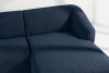 VIRA Ecksofa Boucle im Japandi-Stil rechts marineblau marineblau - Foto 7