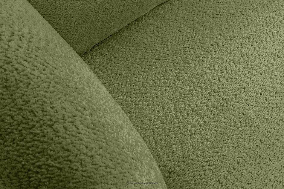 VIRA Ecksofa für das Wohnzimmer Chenille-Stoff links olivgrün oliv - Foto 4