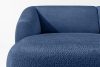VIRA Ecksofa für das Wohnzimmer Chenille-Stoff links blau blau - Foto 6