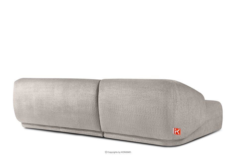 VIRA Ecksofa für das Wohnzimmer Chenille-Stoff links kühles Braun kühles braun - Foto 3