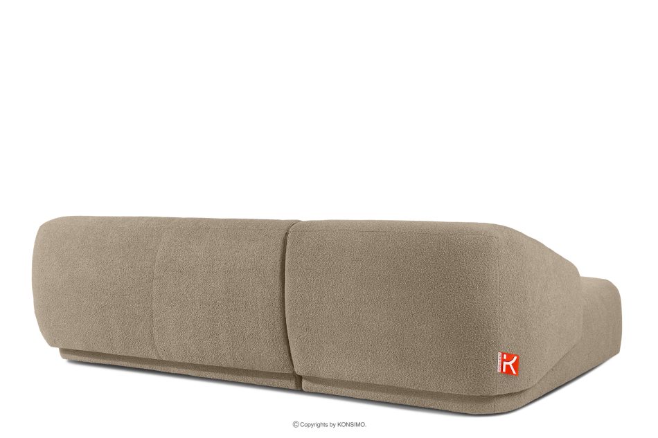 VIRA Ecksofa Japandi Bouclé-Stoff links beige beige - Foto 3