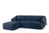 VIRA Ecksofa Boucle im Japandi-Stil links marineblau marineblau - Foto 3