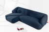 VIRA Ecksofa Boucle im Japandi-Stil links marineblau marineblau - Foto 2