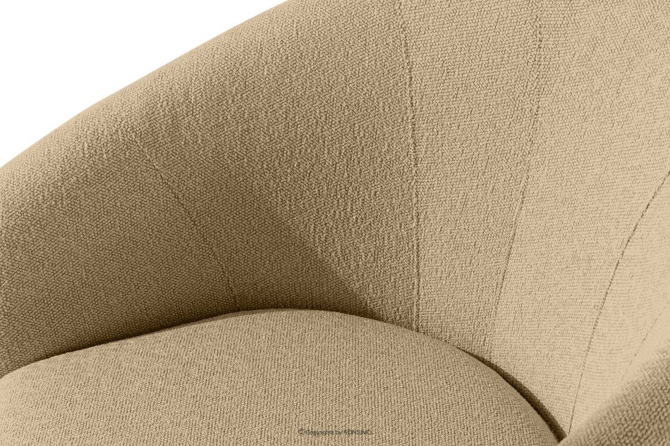 SOLIS Gartenstuhl aus wasserabweisendem Stoff warmbeige/weiß warmbeige/weiß - Foto 5