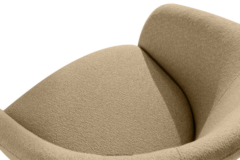 SOLIS Gartenstuhl aus wasserabweisendem Stoff warmbeige/weiß warmbeige/weiß - Foto 6