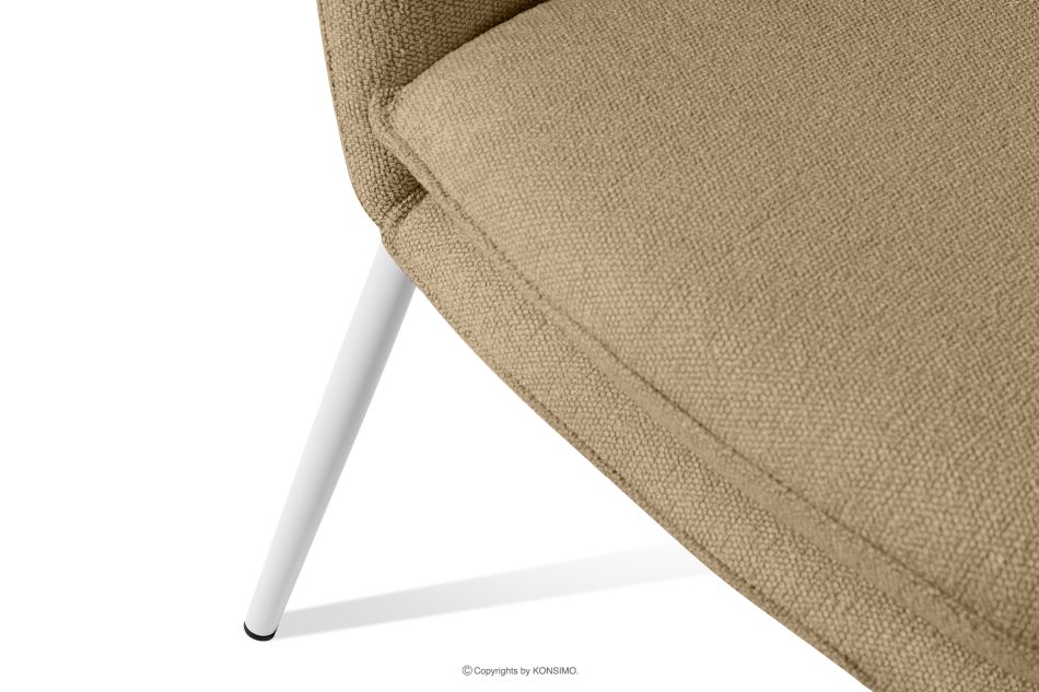 SOLIS Gartenstuhl aus wasserabweisendem Stoff warmbeige/weiß warmbeige/weiß - Foto 7