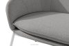 SOLIS Gartensofa aus wasserabweisendem Stoff grau/weiß grau/weiß - Foto 5