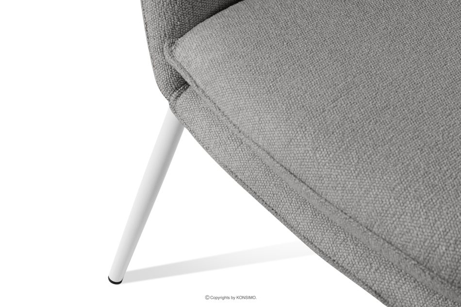 SOLIS Gartensofa aus wasserabweisendem Stoff grau/weiß grau/weiß - Foto 7