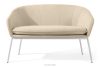 SOLIS Gartensofa aus wasserabweisendem Stoff cremefarben/weiß cremefarben/weiß - Foto 1