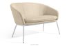SOLIS Gartensofa aus wasserabweisendem Stoff cremefarben/weiß cremefarben/weiß - Foto 3