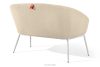 SOLIS Gartensofa aus wasserabweisendem Stoff cremefarben/weiß cremefarben/weiß - Foto 4