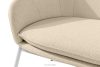 SOLIS Gartensofa aus wasserabweisendem Stoff cremefarben/weiß cremefarben/weiß - Foto 5