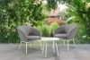 SOLIS Gartenstühle mit Tisch grau/weiß grau/weiß - Foto 2