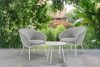SOLIS Gartenstühle mit Tisch hellgrau/weiß hellgrau/weiß - Foto 2