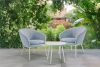 SOLIS Gartenstühle mit Tisch hellblau/weiß hellblau/weiß - Foto 2
