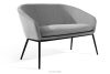SOLIS Gartensofa aus wasserabweisendem Stoff weiß/schwarz weiß/schwarz - Foto 3
