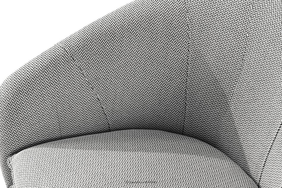 SOLIS Gartensofa aus wasserabweisendem Stoff weiß/schwarz weiß/schwarz - Foto 5
