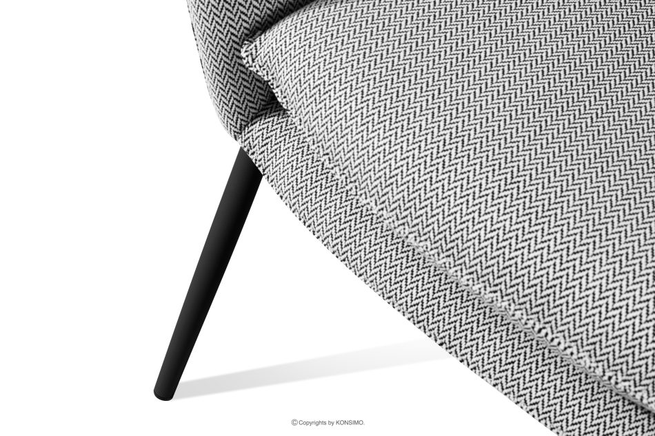 SOLIS Gartensofa aus wasserabweisendem Stoff weiß/schwarz weiß/schwarz - Foto 7