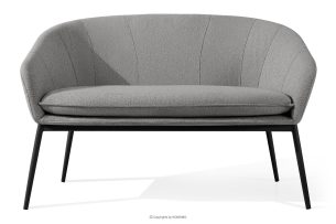 SOLIS, https://konsimo.de/kollektion/solis/ Gartensofa aus wasserabweisendem Stoff grau/schwarz grau/schwarz - Foto