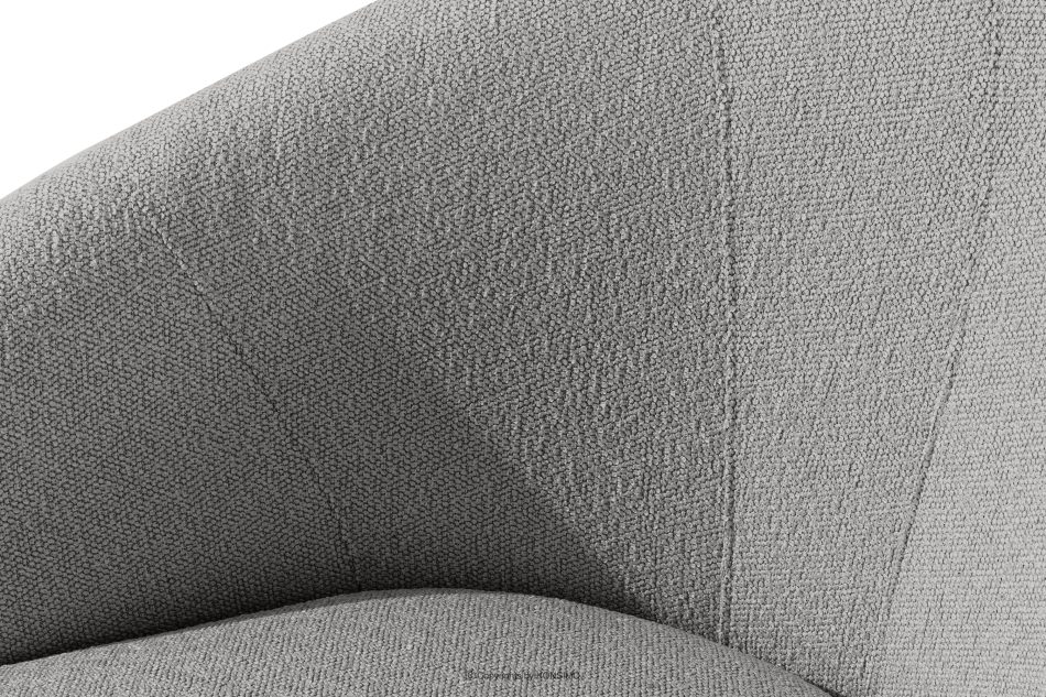 SOLIS Gartensofa aus wasserabweisendem Stoff grau/schwarz grau/schwarz - Foto 5